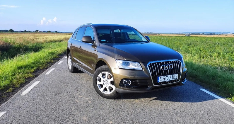 Audi Q5 cena 71900 przebieg: 129000, rok produkcji 2012 z Racibórz małe 326